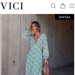 NWT Vici Dolls Elouisa Floral Maxi Dress.